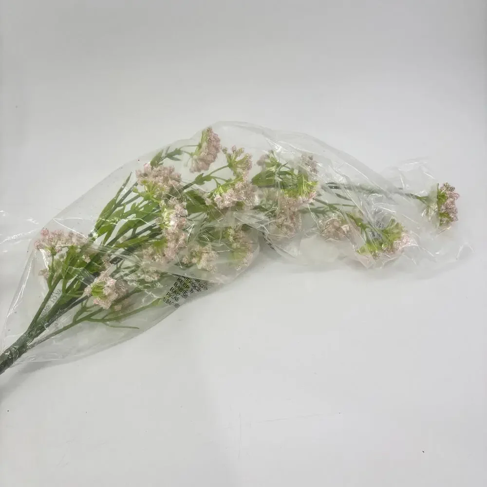 Baby Breath Silk Flowers Artificial Pink Gypsophila 6 Branches